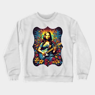 Mona lisa rock Crewneck Sweatshirt